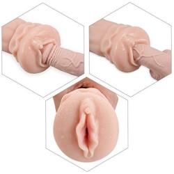 Male Masturbator Sex Toys Mi Misaic Super-Stretchy Pocket Pussy 3D Realistic Vagina Masturbation for Men