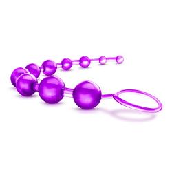 Eden Soft Flexible 12.75" Anal 10 Beads - Sex Toy for Women - Sex Toy for Men (Purple)