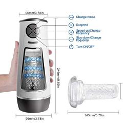 Real-Skin Ṗ`ôc&kët Ṗ`û&ssÿ with 10 Automatic Frequency Natural Soft Electric Ṁale Ṁästûr&batôr Ṁästûr&batiôn Cûp for Ṁen