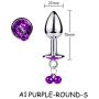 Sunnylela Metal Amal Plug with Traction Chain Rhinestone-Heart-Shaped Adult Health Six-Toys for Couple Beginner