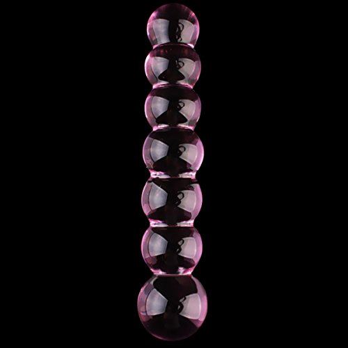 Glow Castle Crystal Glass Pleasure Wand Dildo Penis - Purple Charm