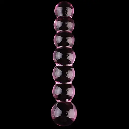 Glow Castle Crystal Glass Pleasure Wand Dildo Penis - Purple Charm Glow Castle Crystal Glass Pleasure Wand Dildo Penis - Purple Charm