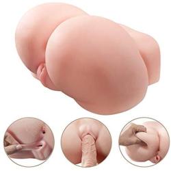 Sexgene Masturbator Sex Doll for Men with Lifelike Ass Tight Virgin, 3D Realistic Pussy Anus Butt Offer Maximum Pleasure Vagina Pussy Ass Anal Sex Toy for Male Masturbation with 2 Holes (28X16X18cm)