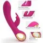 L’aise Vie V2 Rabbit Vibrator Personal G-spot Vibe Electric USB Rechargeable Powerful Massager with 42 Different Functions for Females Waterproof Adult Sex Toys (Hotpink) L’aise Vie V2 Rabbit Vibrator Personal G-spot Vibe Electric USB Rechargeable Powerful Massager with 42 Different Functions for Females Waterproof Adult Sex Toys (Hotpink)