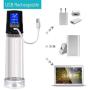 Male USB Rechargeable Electric Vacuum Pump Enhâncêr Manual P-ênîs Enlargement Pump