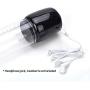 Kidavll Male Mens Electric Vacuum Pump Enlarger Muscle Exercise Body Enhancement Extender Massager with with Clear Cylinder Measurement Marker