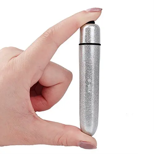 Bullet Vibrators for Clit Stimulator, Mini Adult Massager Waterproof Vibes Sex Toy for Women, Siliver (Mini)