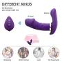 Lfcmf 7 Frequency Wireless Remote Control Wearable Fémálé Invisible Mástūrbátīōn Mássǎgě Víbràtǒr (Color : Purple)