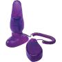 Vibrating Jelly Butt Plug (Purple)