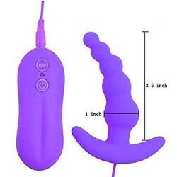 Vibrating Stimulator Plug 10 Speed, Male Postate Massager for Man pennis qw56