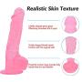 MXJYB Monster Massager Silicone Soft -Ďîldɔ, Realistic Texture and Real Touch Toys Beginners-wpwpwpwp 9.25 MXJYB (Color : Pink)