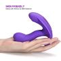 Exercise Massager with Heating with 7 Modes Speed, Whisper Quiet, Waterproof, Handheld, Cordless for Neck Shoulder Back Body Massage, Sports Recovery & Muscle Aches - Purple Mini