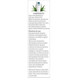 Aloe Cadabra 2-in-1 Organic Personal Lube and Best Natural Vaginal Moisturizer Lubricant for Relief of Itching, Buring and Dryness, French Lavender Scented Essential Oil, 2.5 Ounce (Pack of 5)