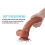 TTQQJJ 8.46 Inch Realistic Super Huge Long Tool with Suction Cup Ultra Soft for Women and Men - Flesh - Xiaoxuesinianji1.1