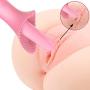 G Spot Clitoral Vibrator, Tongue Vibrator Stimulator, Soft Licking Clit Tickler Adult Sex Toys for Female Nipple Oral Sex Couples Solo Blowjob Orgasm Vaginal Anal Massager 10 Modes Whisper (Pink)