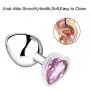 YiFeng 3 PCS Heart Shaped Jewelry Anal Butt Plug for Sex Games (Medium+Small+Bullet Vibrator, Pink) YiFeng 3 PCS Heart Shaped Jewelry Anal Butt Plug for Sex Games (Medium+Small+Bullet Vibrator, Pink)