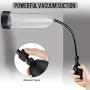 Penis Vacuum Pump with Durable Sleeve for Powerful Tight Suction, PALOQUETH Penis Enlargement Pump with Clear Cylinder Measurement Marker Quick Air Release Valve for Beginners Safe Pumping 9 Inch