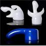 Massager Attachments, Massager Accessories Accessory Attachment Silicone- Three Different Styles (Blue+2 White)