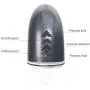 Automatic Penis Enlargement Vacuum Pump, Enlove, Enhancement Training Device for Stronger Bigger Erections with 4 Suction Intensities and 2 Rubber Sleeves, Adult Sex Toys for Man Male