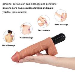 LSANNUY Relax Massage Wand Soft Bendable Ultra-Realistic Lifelike Realistic Dillo,Body-Safe Material T-Shirt Realistic-Vibratòr Silicone Pleasure Toy