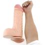 Lifelike Female 12.6 Inch Realistic Lifelike Flesh Huge Tools for Women Silicone Tools with Suction Cup-xindekaishib