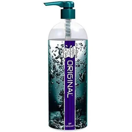 Wet original waterbased gel body glide - 32 oz pump bottle (Package Of 2) Wet original waterbased gel body glide - 32 oz pump bottle (Package Of 2)