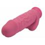 Lickerlish Rummy Fatty Ultra Thick Premium Silicone Dildo Pink with Suction Cup, 8", 2 Lb