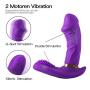 Cute Shape - Leisure Play - Magic Wand Massager - Vibrator Masturbation Device - Wearable Invisible Wireless Remote Control Massager, 10-Frequency Vibration Mode - Dual Motor - Rear Neck Shoulder mas
