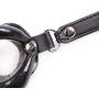 Womens Sexy Leather Lips O-Shaped Open Toy