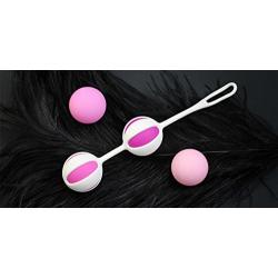 Geisha Balls 2 Pink Control Training Kit, Vaginal Tightening, Pleasure and Exercise, Sexual Health - Adult Sex Toys for Women by G vibe