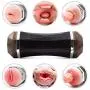 Yikiop Male Intelligent Aír-cräft Cup USB Rechargeable Handsfree Auto Suck Oral Cup Induced Deep Throat Automatic Sucking Men Deluxe Toy Warm Cup - Training Sleeve Yikiop Male Intelligent Aír-cräft Cup USB Rechargeable Handsfree Auto Suck Oral Cup Induced Deep Throat Automatic Sucking Men Deluxe Toy Warm Cup - Training Sleeve