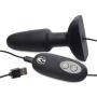 Master Series Popper Plug 7X Rechargeable Vibrating Silicone Anal Plug, Large
