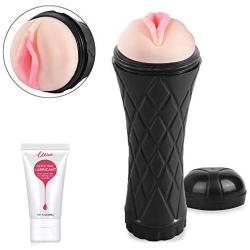 Utimi Male Masturbator Realistic Masturbation Cup Silicone Pocket Pussy Stroker Adult Sex Toys for Men