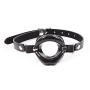 Premium Black Silicone Open Mouth Gag Ball Restraints for Sex
