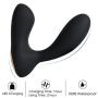 SVAKOM Vibrating Prostate Massager with 2 Powerful Motors for Wireless Pleasure, Anal Plug and G-Spot Vibrator with 10 Stimulation Modes Improve Urinary and Sexual Performance,Black