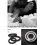 Super Soft Dual Silicone Penis Ring for Male Couple Cock Rings 100% Medical Grade Pure Silicone Set for Extra Stimulation-Better Sex Toy for Erection Enhancing Last Longer Orgasm - 4 pcs