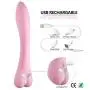 Waterproof Vibrator Dildo for Women with 10 Vibration Modes for Effortless Insertion, ALOFA Silicone G Spot Vibrator Clitorial Vibrator for Exciting Stimulation- Ideal Sex Toy for Starters (Pink)