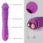 Dildo Vibrator G Spot Clit Vibrator Stimulator Sex Anal Play Massager - Ultra-realistic Penis Vein Folds & Medical Silicone & 10 Powerful Modes for Couples and Women Perfect Gift