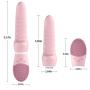 G Spot Vibrator for Vagina Stimulation with Face Brush, Ultra Soft Waterproof Rechargeable Dildo Vibrator with 10 Vibration Patterns Adult Sex Toys for Women and Couple