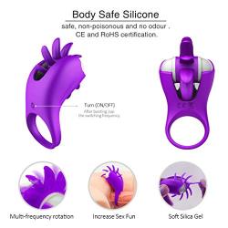 Pleasure Massager with Multiple Vibrat-ion Modes Relax Massage Wireless Quiet Còckring Relax Toy Powerful Strong Vibration Delay Ring