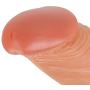 HYLHYL5-F Strǎp ǒn fǒr Lěsbìǎn, Suction Cup Super Huge Box Package 100% Waterproof Meat Color PVC Rod Length: 18cm/7.1in