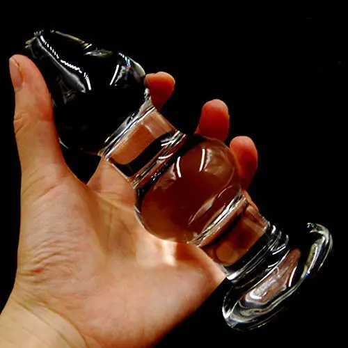 NewMaxer 5.5x1.9 Inch Large Glass Butt Plug G-spot Massager Crystal Anal Plug Butt Plug Anal Trainer Sex Toy NewMaxer 5.5x1.9 Inch Large Glass Butt Plug G-spot Massager Crystal Anal Plug Butt Plug Anal Trainer Sex Toy