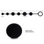 UTIMI Butt Plug with Silicone Anal Bead in Black
