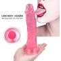 InvincibleFun Ergonomics 7.87 INCH Beginners Mini Soft Comfort Full Body Massager Easy to Clean Suction Cup Personal Relax Massage Skin Touch Wand Toys Scene Props Magic (Color : Pink)