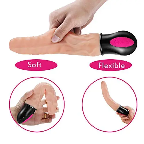 FMXYMC 12 Heating Mode Realistic Vibrator Flexible Silicone Soft Penis G Spot Vagina Vibrator Masturbator Sex Toy for Women FMXYMC 12 Heating Mode Realistic Vibrator Flexible Silicone Soft Penis G Spot Vagina Vibrator Masturbator Sex Toy for Women