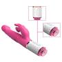 Ladaidra G Spotter Rabbit Vibrator Realistic Heating Dido Clít-órǐs Stímulatión Rechargeable Másságer with 7x7 Strong Thrusting Telescopic Ví-brátions Dual Motor Stímulatór for Women Couple