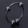 GUANGSHAN Stainless Steel Co~ck Pe~NIS Ring for Men Enhancer Prolong Séx Product