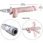 Automatic Sex Love Machine for Women, Hismith Speed Adjustable Retractable Pumping Gun 100W with 4 Attachments for Vaginal/Anal Sex for Couple