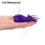 Clitorial Toy for Women, Mini Tongue Clit Vibrator with 10 Vibration Modes, Rechargeable Oral Nipple Stimulator Sex Toy for Women and Couples (Purple)