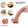 Vitosia 10 inch Adult Toys for Female Women Suction Cup for Ladys，M-ásságer Hands Free Play Wand Silicone Dual Density,Realistic Waterproof for Couples or Solo